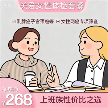 关爱女性体检套餐